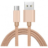 Кабель USB /MicroUSB 1м Energy ET-28 золотой /104099