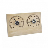 Термометр для бани и сауны СБО-2ТГ (термометр+гигрометр, прямоугольная)