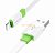 Кабель USB /Lightning 1м  Borofone BX89 Union, 2.4A, цвет: зеленый