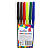 Фломастеры ClipStudio 6 цветов, с цвет.вент.колпачком, пластик в ПВХ пенале (256-231)