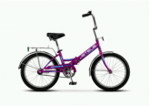 Велосипед 20" STELS Pilot 310 (1ск, рама 13") складной (2017) Фиолетовый