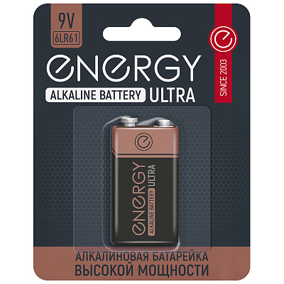 Элемент питания Energy Ultra 6LR61/1B /105739 Элемент питания Energy Ultra 6LR61/1B /105739