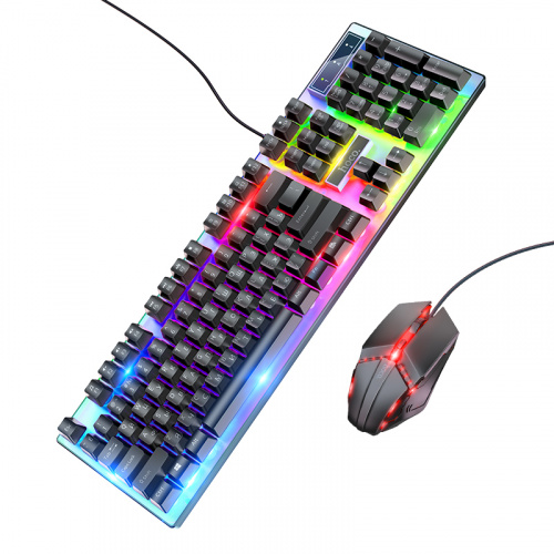 Клавиатура+мышь HOCO (6931474783684) GM18 Luminous Клавиатура+мышь HOCO (6931474783684) GM18 Luminous
