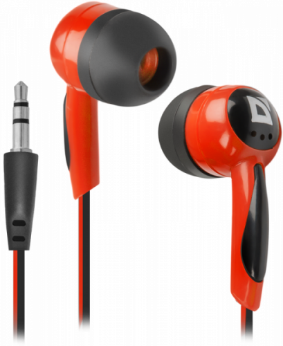 Наушники DEFENDER BASIС-604 /D63605 красные Наушники DEFENDER BASIС-604 /D63605 красные